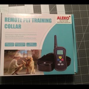 ALEKO REMOTE PET TRAINER NIB